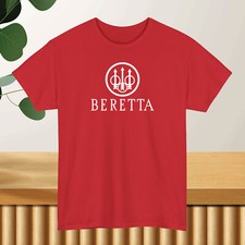 Beretta USA Firearms Simple Logo T-Shirt Black/Navy/White/Grey/Light Blue S-5XL