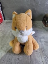 Gund Baby Orange  White Plush Fox Stuffed Animal   7.5 inches high x 6 x 7.5 in