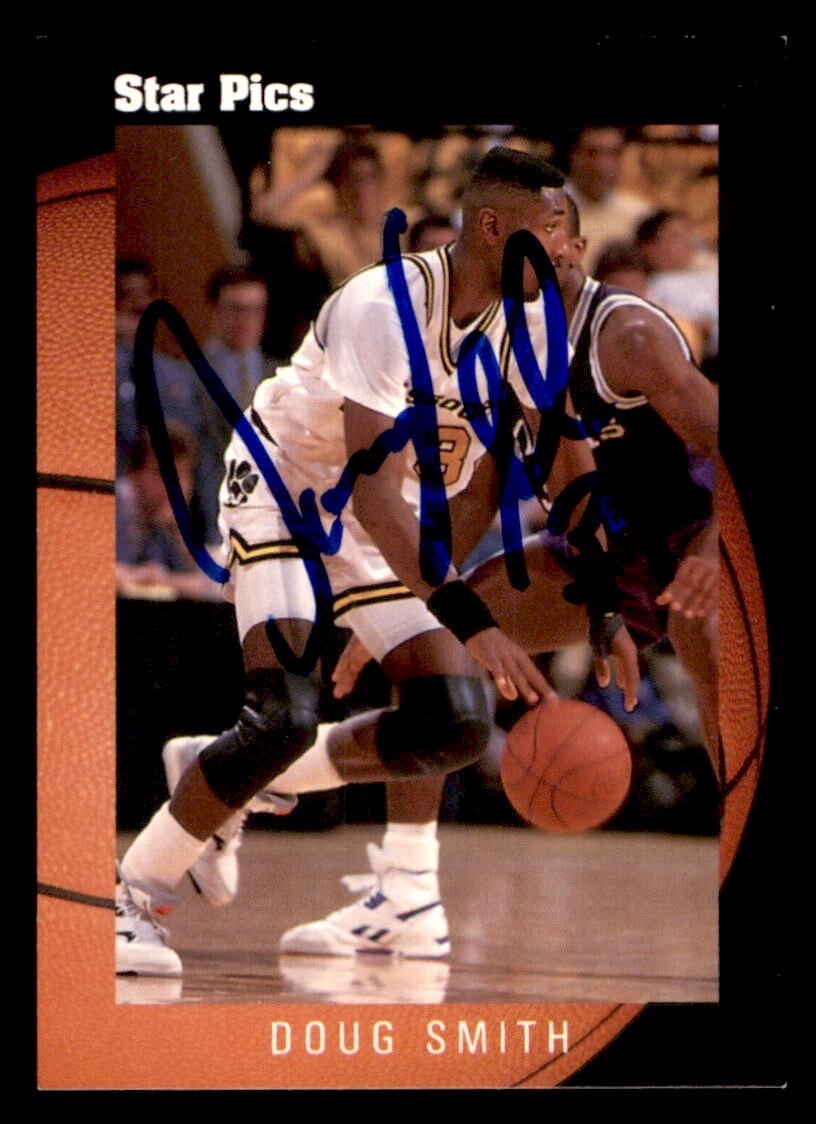 1991 Star Pics Basketball #33 Doug Smith Signed Autograph (no COA)