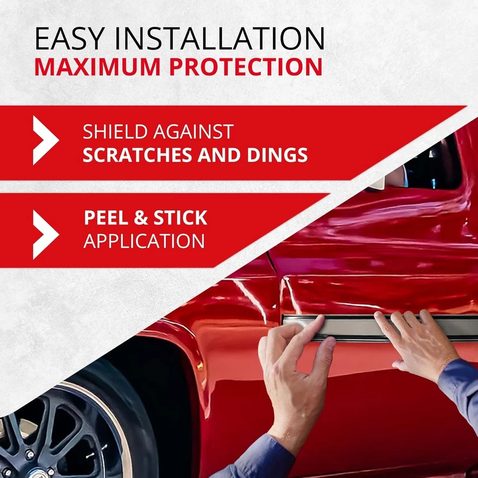 ALL-FIT Replacement Side Molding Trim Square Body Style 1973-87 Chevy/GMC Truck - Image 4 of 4