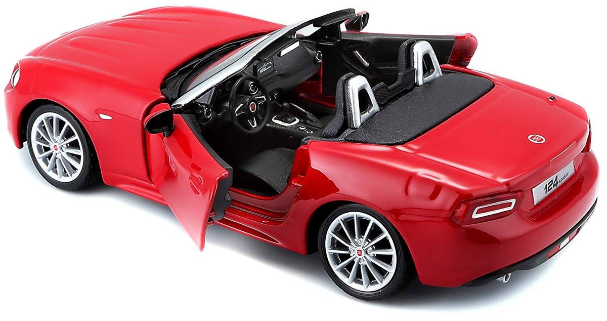 Fiat 124 Spider Coupe Red 1/24 | eBay