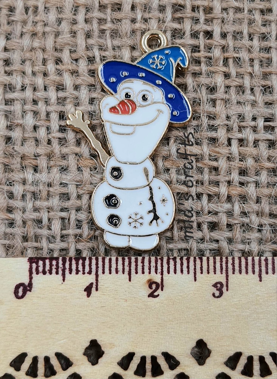 Olaf Disney Frozen Enamel Charms Pendants Jewellery Making Crafts