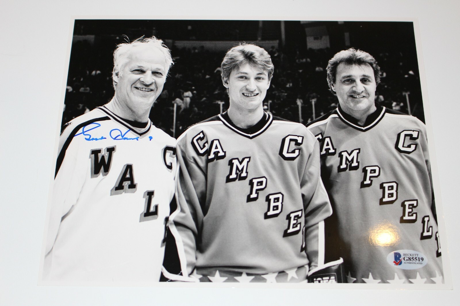 Gordie Howe Autographed Signed ALL STAR GAME 8X10 PHOTO BECKETT AUTHENTICATED COA 