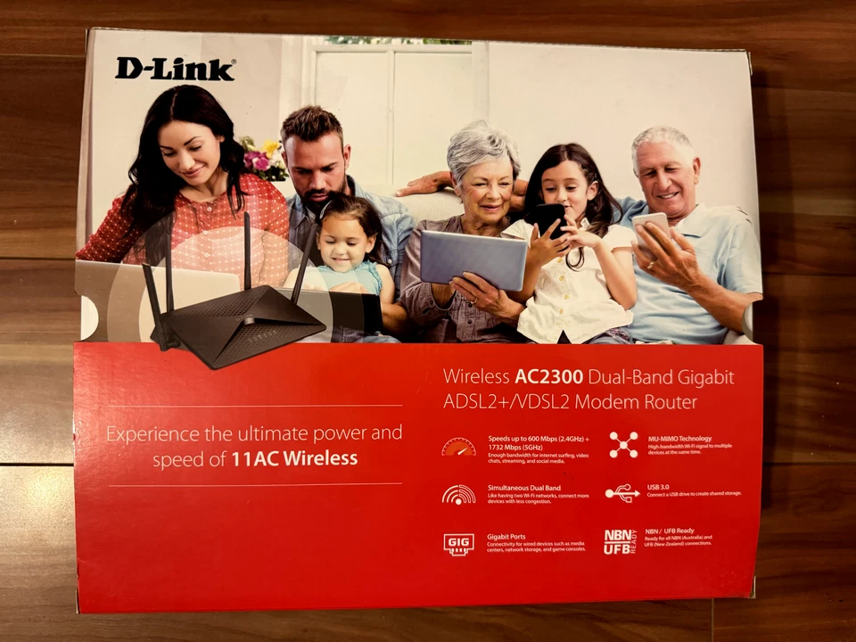 D-Link Wireless AC2300 Modem Router - image 4 of 4