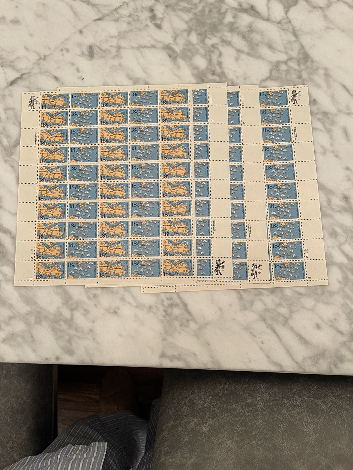 Bargain!! 193738 Battle of Yorktown 4 Sheets of 50 Stamps MNH Free Shipping eBay
