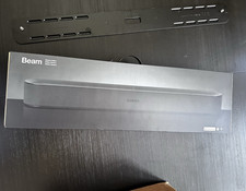 Sonos Beam Black Soundbar w/ Box, Wall Mount Bracket Power Cable
