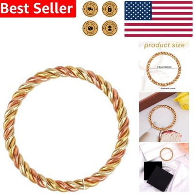 Pure Copper Tensor Bracelet Twisted Bangle Adjustable Health Energy Jewelry Gift