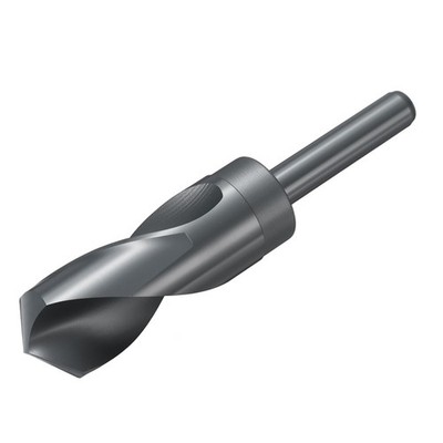 30.5mm Drill Bit for Soft Metal 1/2'' Round Shank 4341 HSS Nitriding Black 118°