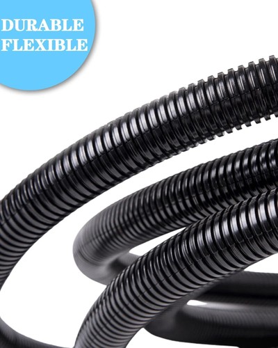 1/4 Inch Wire Loom Split Tubing - 16.5 Ft Cord Protector Electric Wires Covers, - Afbeelding 7 van 7