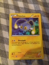 Pokemon Chinchou 55/149 Boundaries Crossed 2012 Light Play Condition