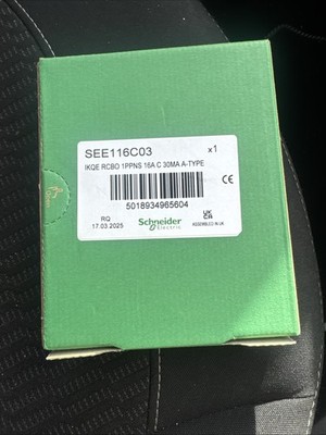 Schneider IKQE RCBO 16A C 30mA A-Type SEE116C03
