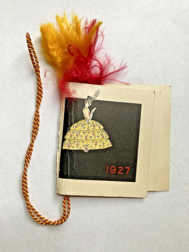 1927 Fishburne Military School Fancy Dress Ball Dance Card
