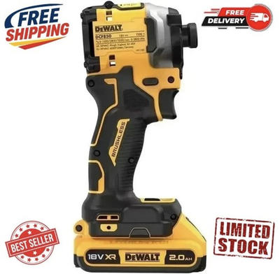 #ad #ad DEWALT DCF850 20V Brushless High Torque Cordless Impact Driver 3250RPM Tool Gift $79.90