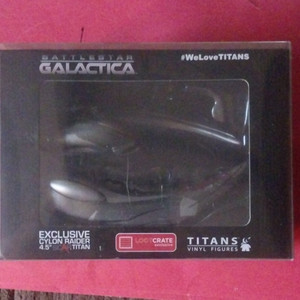 TITANS Battlestar Galactica Loot Crate Exclusive Cylon Raider 4.5" Scar