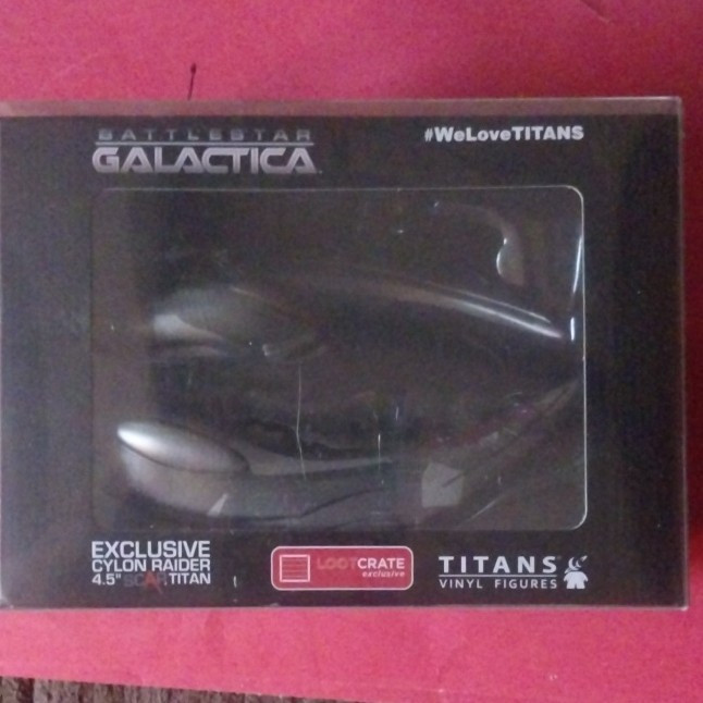 TITANS Battlestar Galactica Loot Crate Exclusive Cylon Raider 4.5" Scar