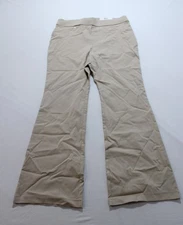 I.N.C. International Concepts Women's High-Rise Flare-Leg Pants CD4 Beige Large