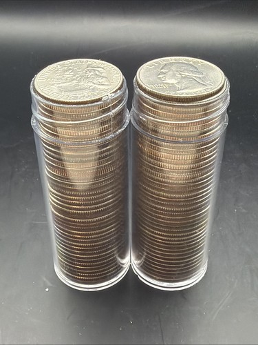 1976 Bicentennial Drummer Boy Quarters Roll Lot of 80 LIGHTLY CIRCULATED Coins - Picture 2 of 2
