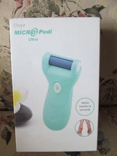 NEW Emjoi Micro-Pedi Ultra Callus Remover 2 Rollers ~ Turquoise Color ~ NIB