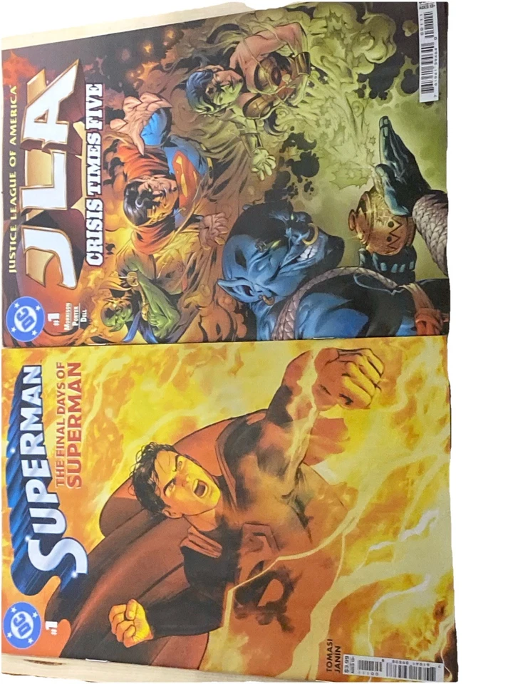 DC Comics 4-Issue Lot: Batman #1, Frankenstein #1, Superman and JLA Comic   - Image 3 of 3