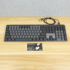 Logitech MX Mechanical Wireless Keyboard Tactile Switches YR0082 Gray Tested