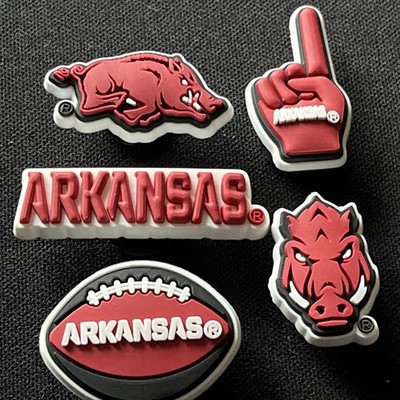 5er Set Arkansas Razorbacks American College Football NCAA Schuh Charms