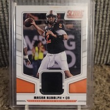 Panini Score Collegiate Jerseys Draft Mason Rudolph #18 Oklahoma State 2018