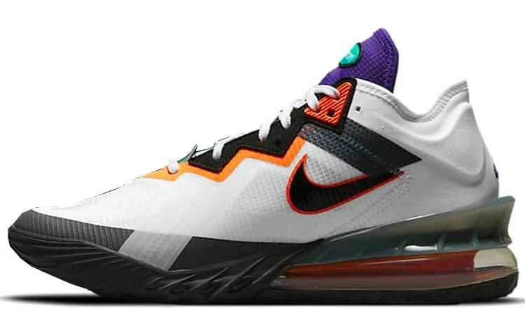 Nike LeBron 18 Low - Gray and Orange Nike Lebron 18 Low Colorways - 12 Styles main image 4