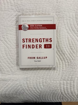 StrengthsFinder 2.0 by Gallup Press Hardcover 2007 Leadership Psychology Book