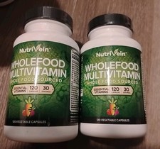 Nutrivein Whole Food Multivitamin - Complete Daily Vitamins For Men and Women