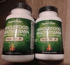 Nutrivein Whole Food Multivitamin - Complete Daily Vitamins For Men and Women