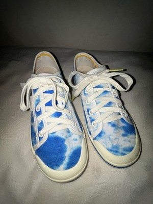 Keen Womens Elsa Lite Canvas Sneakers Shoes Blue White Tye Dye Tie Dye Size 6