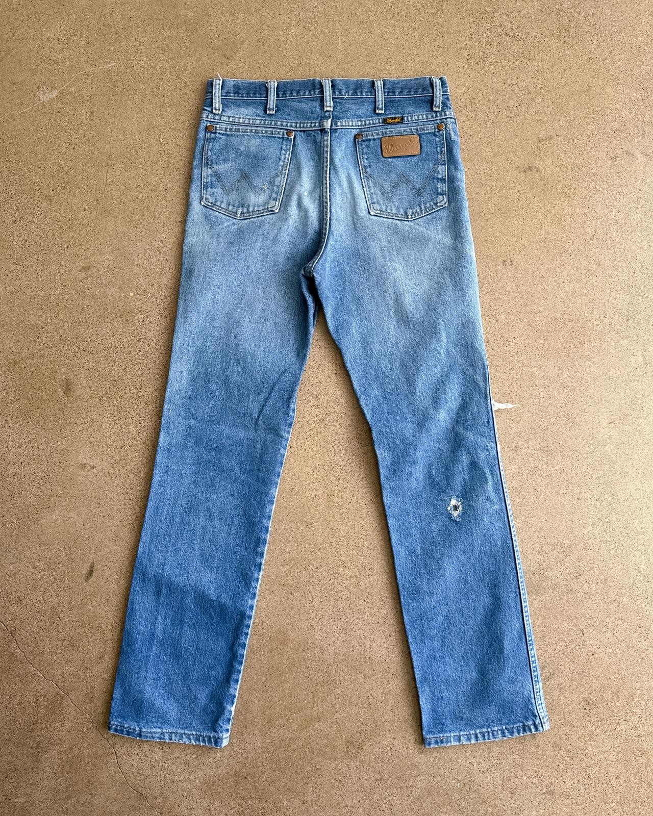 Vintage 90s Wrangler 936 Jeans Distressed Cowboy Cut Men's 32 Western image 6