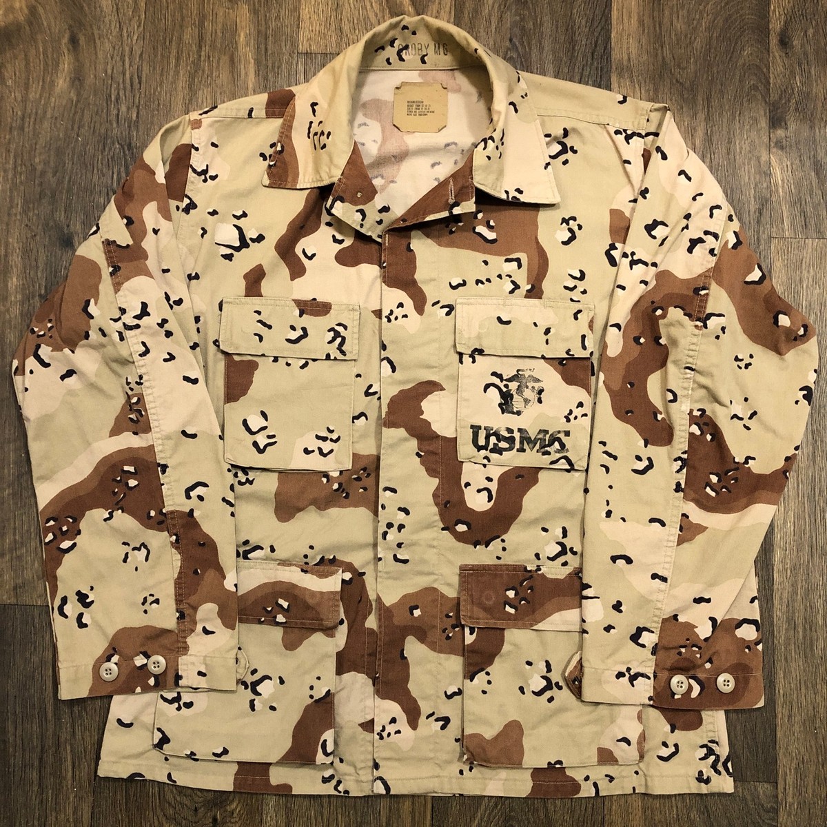 Desert Storm US Marine Corps USMC Chocolate Chip 6-Color Camo BDU