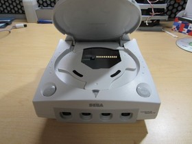 SEGA Dreamcast Console only, New Caps, Battery, Fuse NO GDROM, Very Clean!!