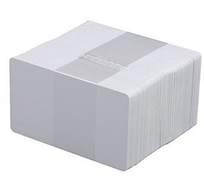 Clear PVC 14 mil CR80 ID Card Protective Overlay with Adhesive Back - 500 Pcs