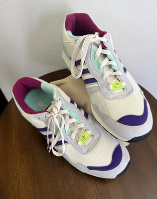 adidas HRMN SPZL FX1060 Men's Athletic Sneakers Mesh Low Top White Purple Mint