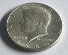 1964-D Kennedy Half Dollar. 90% Silver. Free Shipping!