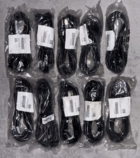 LOT OF 10 - 8FT POWER CORD 15A NEMA 15-5P 125V - CISCO 3900 NOTCHED