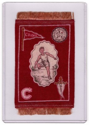 B33 COLGATE HURDLING College Athlete Series of Tobacco Blankets with Fringe