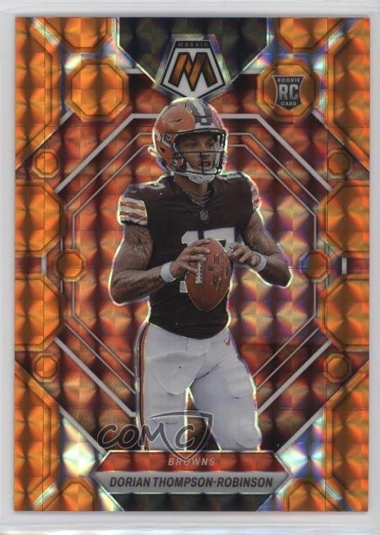 2023 Panini Mosaic Rookies Orange Prizm /199 Dorian Thompson-Robinson #316 z5b