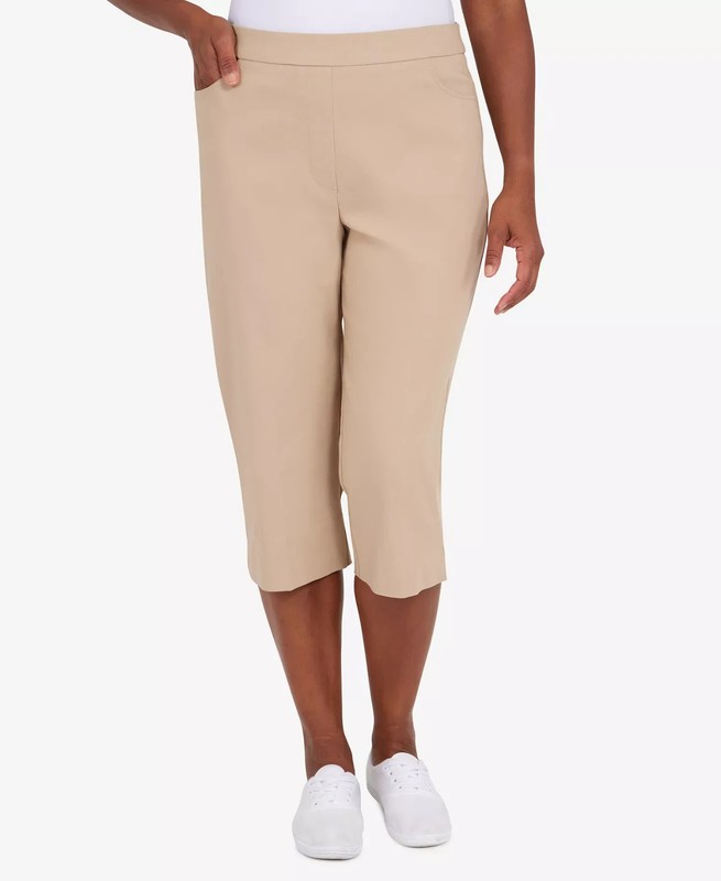 Alfred Dunner Allure Capri Tan 18P