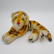 R. DAKIN  Co. Dream Pets Mohair 9  Tiger Plush Toy Made in Japan 1960s