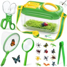 Bug Catcher for Kids, 17 PCS Bug Catching Kit with Bug Collector Toy Bugs
