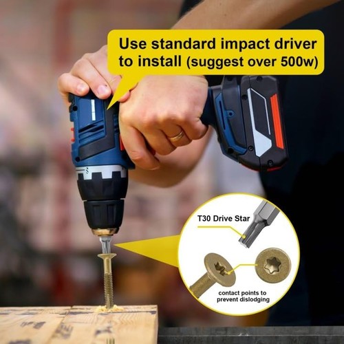 Versatile 2-1/2" Reamer Tek Screws - Ideal for Trailer Decks & Utility Projects - Picture 8 of 9