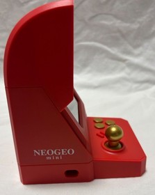 SNK NEO GEO mini Christmas Limited Console Complete Set Red Used Good Condition