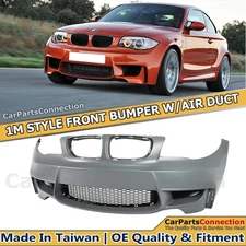 Front Bumper Cover Kit 1M Style For BMW 1 Series 08-13 E82 E88 128 135 Air Ducts
