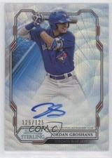 2019 Bowman Sterling Prospect Wave Refractor 125/125 Jordan Groshans Auto 2f9