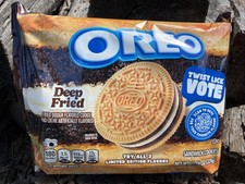 NEW OREO LIMITED EDITION DEEP FRIED FLAVOR CREAM SANDWICH COOKIES 11.46 OZ