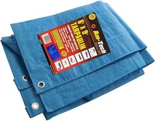 Blue Tarpaulin 275 x 180 cm | Durable, Water Resistant & Reusable