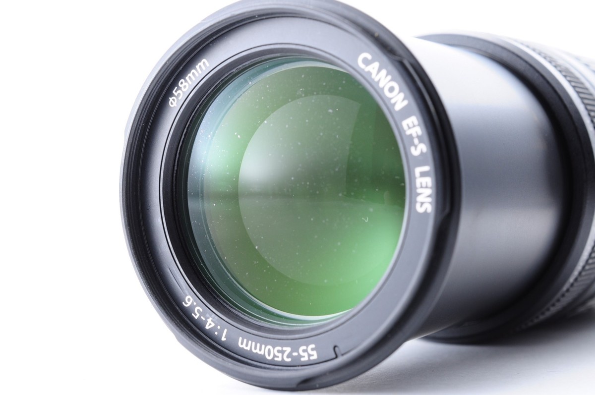 Canon Zoom Lens EF-S 55-250mm f/4-5.6 IS Excellent+5 Z1195 | eBay